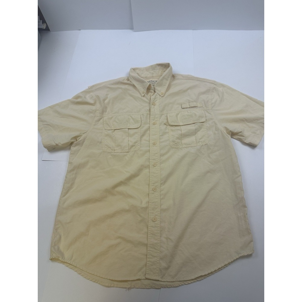 Clearwater Outfitters Vented Angler Fishing Shirt size Large Multiple Pockets